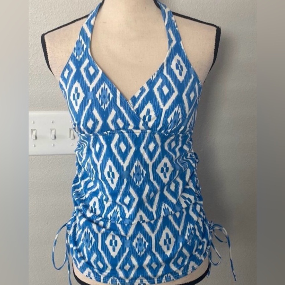 Lands End halter tankini top.